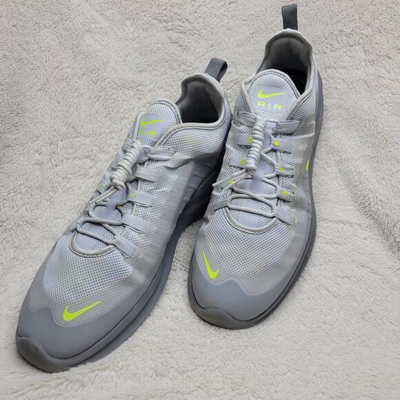 NIKE Air Max AXIS Pure Platinum Grey/Neon-Volt/Cool Grey AA2146-010✨️Mens 13 - Picture 12 of 13